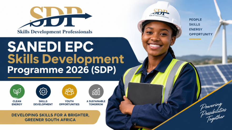 SANEDI EPC Skills Development Programme 2026(SDP): 300 Learner Opportunities